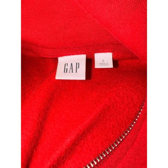 GAP Red Half-Zip Sweatshirt – Size Large - Picture 4 of 5